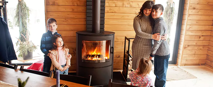 Morso Cast Iron Fireplace Insert Installation in Evanston, Illinois