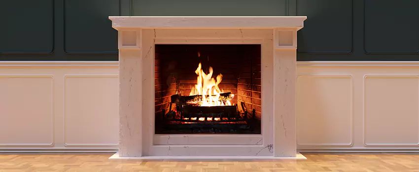 Open Flame Wood-Burning Fireplace Installation Services in Evanston, Illinois