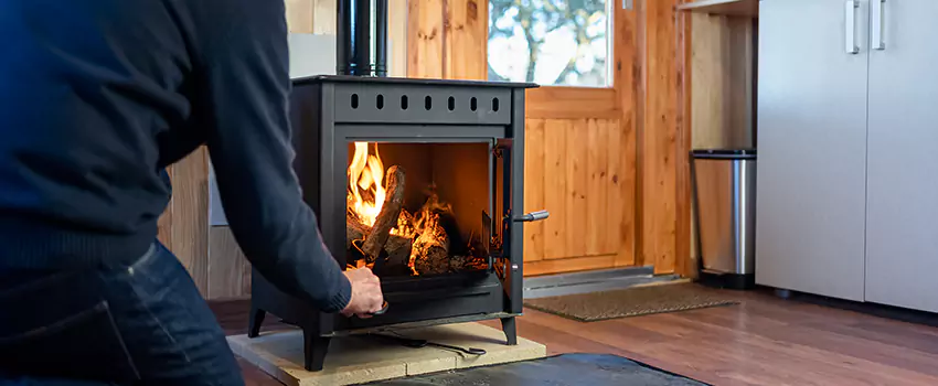Open Hearth Wood Fireplace Installation in Evanston, IL